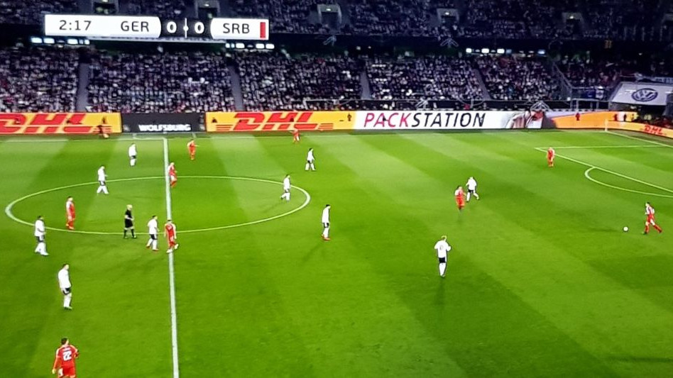 Sky Sports ne zna ni šta prenosi: Pogrešan logo na meču Njemačka - Srbija