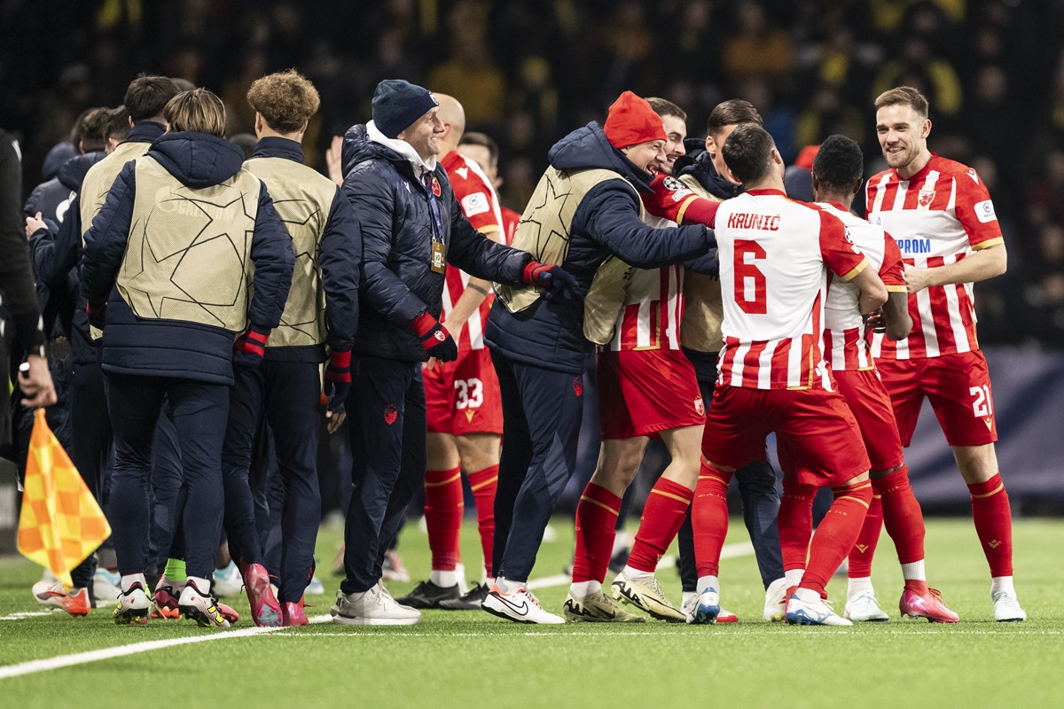 Crvena Zvezda prekrasnim golom Kange slavila u Švicarskoj Crvena Zvezda prekrasnim golom Kange slavila u Švicarskoj